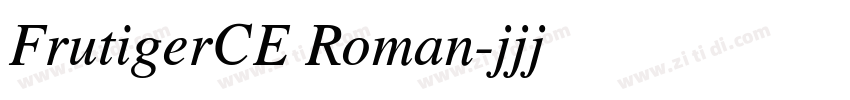 FrutigerCE Roman字体转换